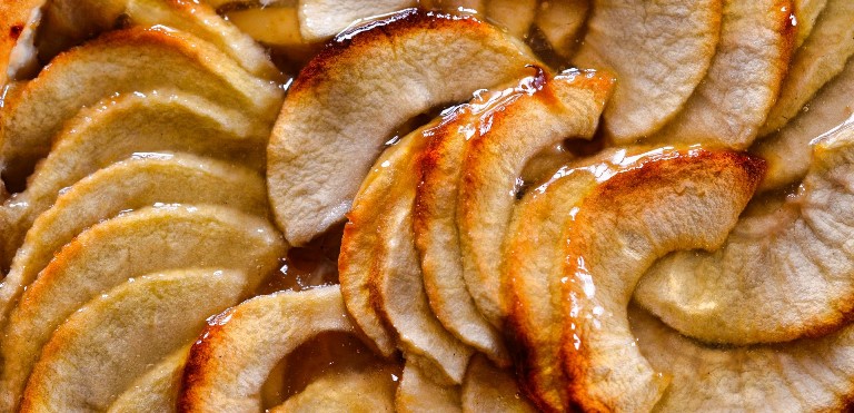 receta de tarta de manzana casera
